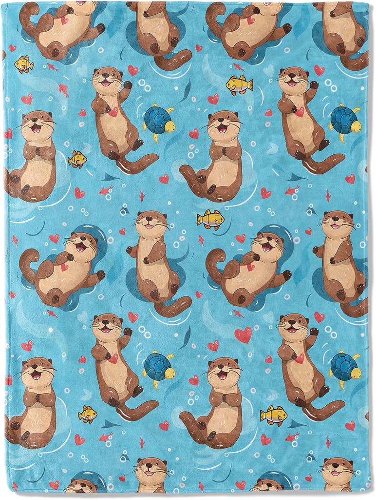 1PC Nice Wild Horse pattern Throw Thin Blanket Gifts for Couch Bed Car Home for Duck Penguin Elk Horse Lovers all season use