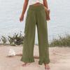 Womens Palazzo Pants Summer Casual Flowy Wide Leg Trousers Beach Travel Vacation Outfits