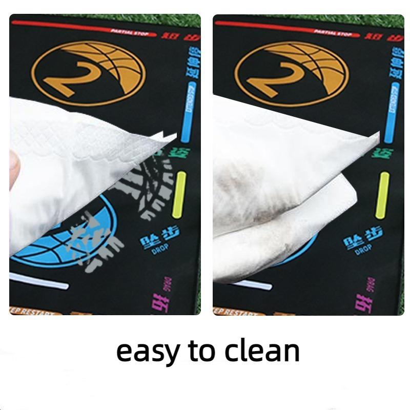 Children Basketball Training Mat Rubber Anti-slip Noise Absorbing Indoor Footwork Training Rug Kids Aid Sports Accessory