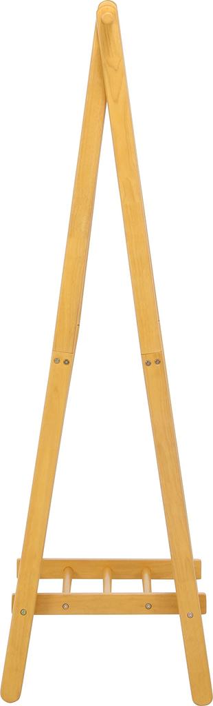 Fuji Boeki Slim Wooden Coat Hanger 75cm Wide x 45cm Deep x Natural Color with Suitable for Product 14104 Rack, 147.8cm High, Shelf, Entryways, Number