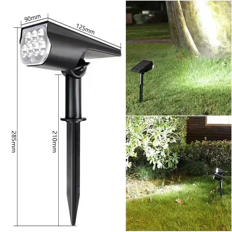 

Solar Spot Lights Outdoor Waterproof 3 Pack IP65, 7LED Lighting Modes Spotlights for Yard Garden House Garage Pathway 1Pcs белый
