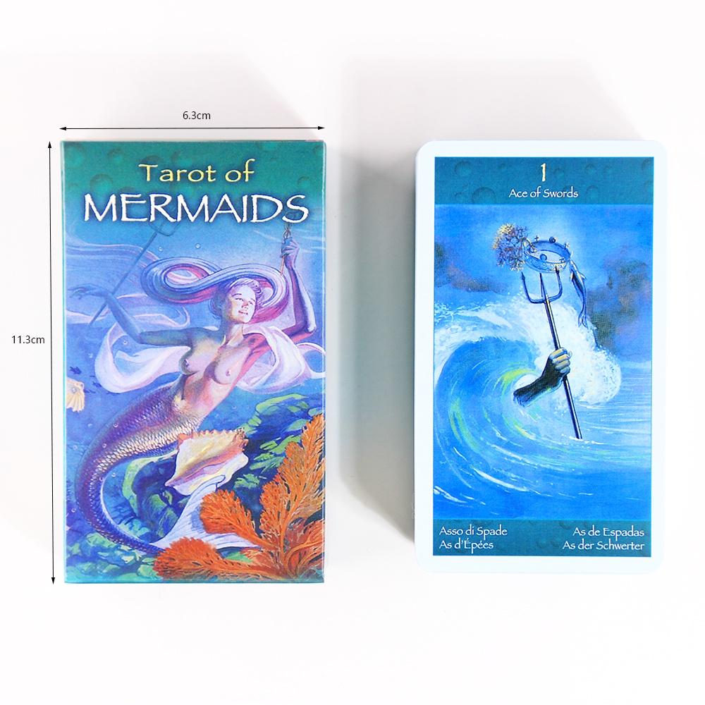 Tarot of Mermaids Cards Deck PRISMA VISIONS TAROTCard Game 78 Cards
