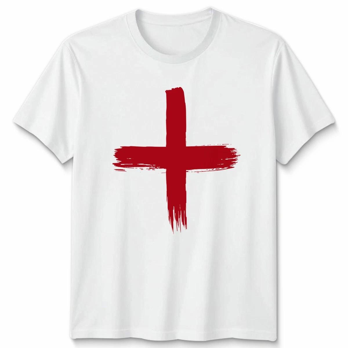 St Georges Cross England Flag Unisex TShirt British Heritage Patriotism Football 2XL