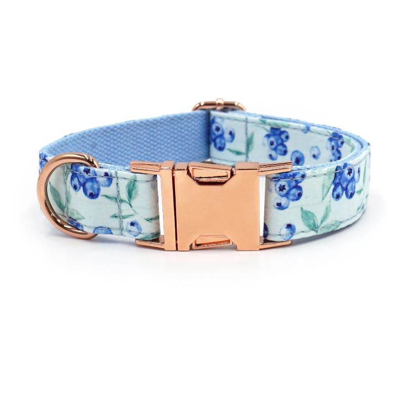 Cute Printed Pet Dog Collar Laser Engraved Dog Collar