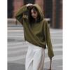 Demana Women's Retro Fleece-Lined Hooded Sweatshirt