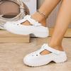 2025 Nouvelles Chaussures Sabots Mary Jane Chaussures Décontractées pour Femmes Sandales de Plage d'Intérieur Extérieur à Bout Ouvert Enfiler EVA Confortables Pantoufles pour Dames