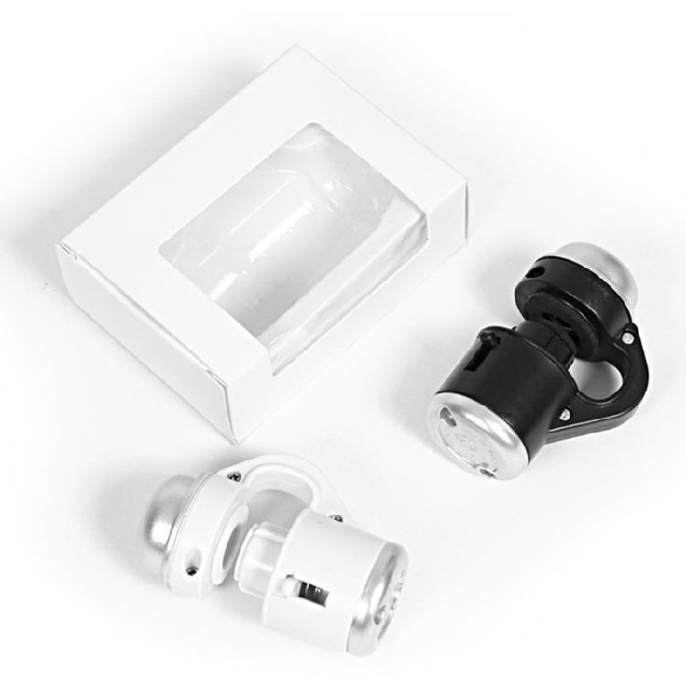 30X Magnification Mobile Phone Microscope with LED Light and Macro Lens for Smartphones Cellphones Camera Lens with Clip