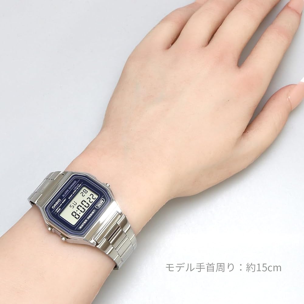 Casio Vintage Series A158WEA-2 Unisex Digital Watch Metal Band Blue