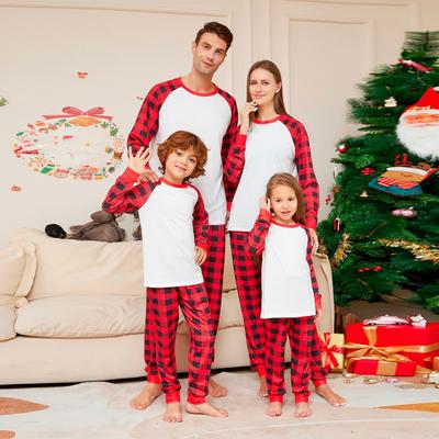 Christmas Parent Child Family Set Home Furnishings Christmas Pajamas Two Piece Set