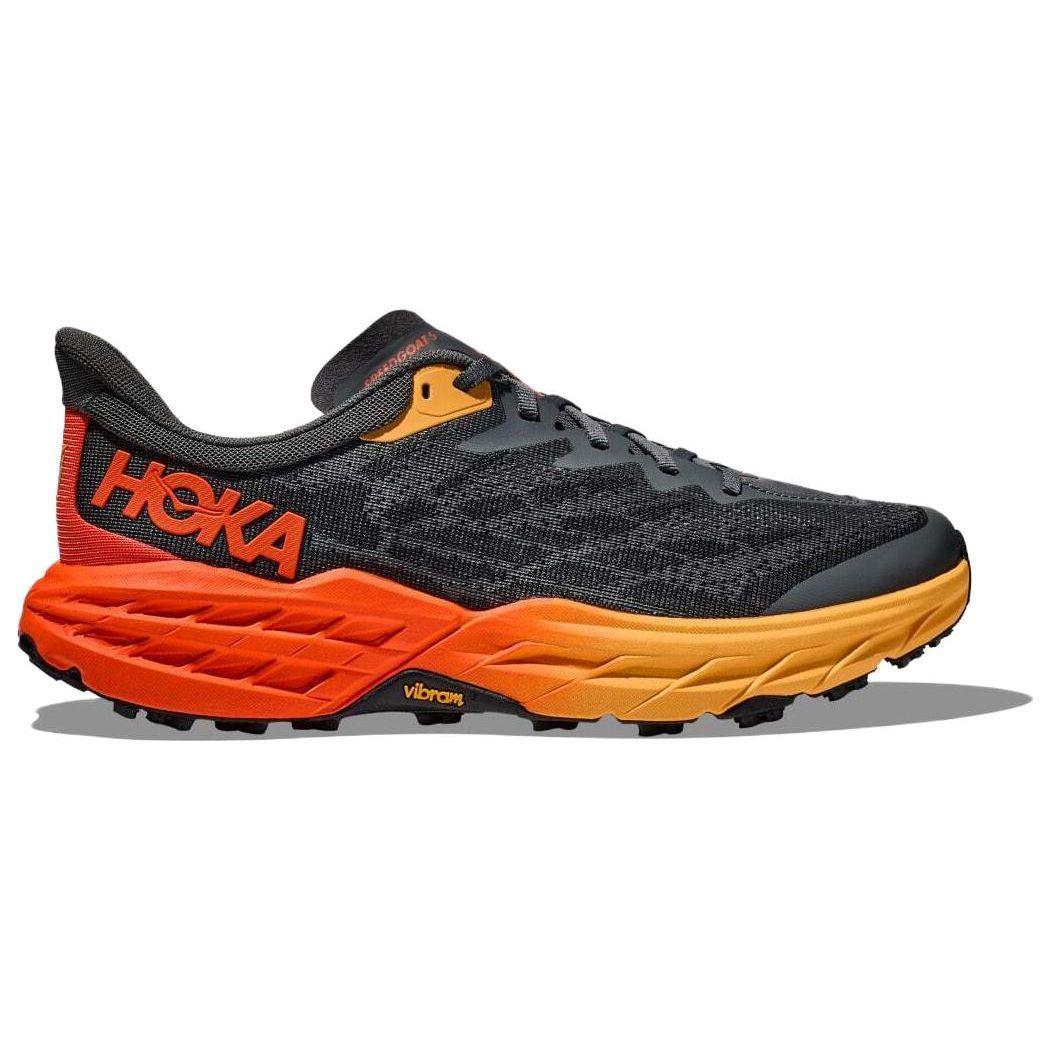HOKA Speedgoat 5 Castlerock Flame Мужские кроссовки черные 1123157-CFLM 43 — фото 2