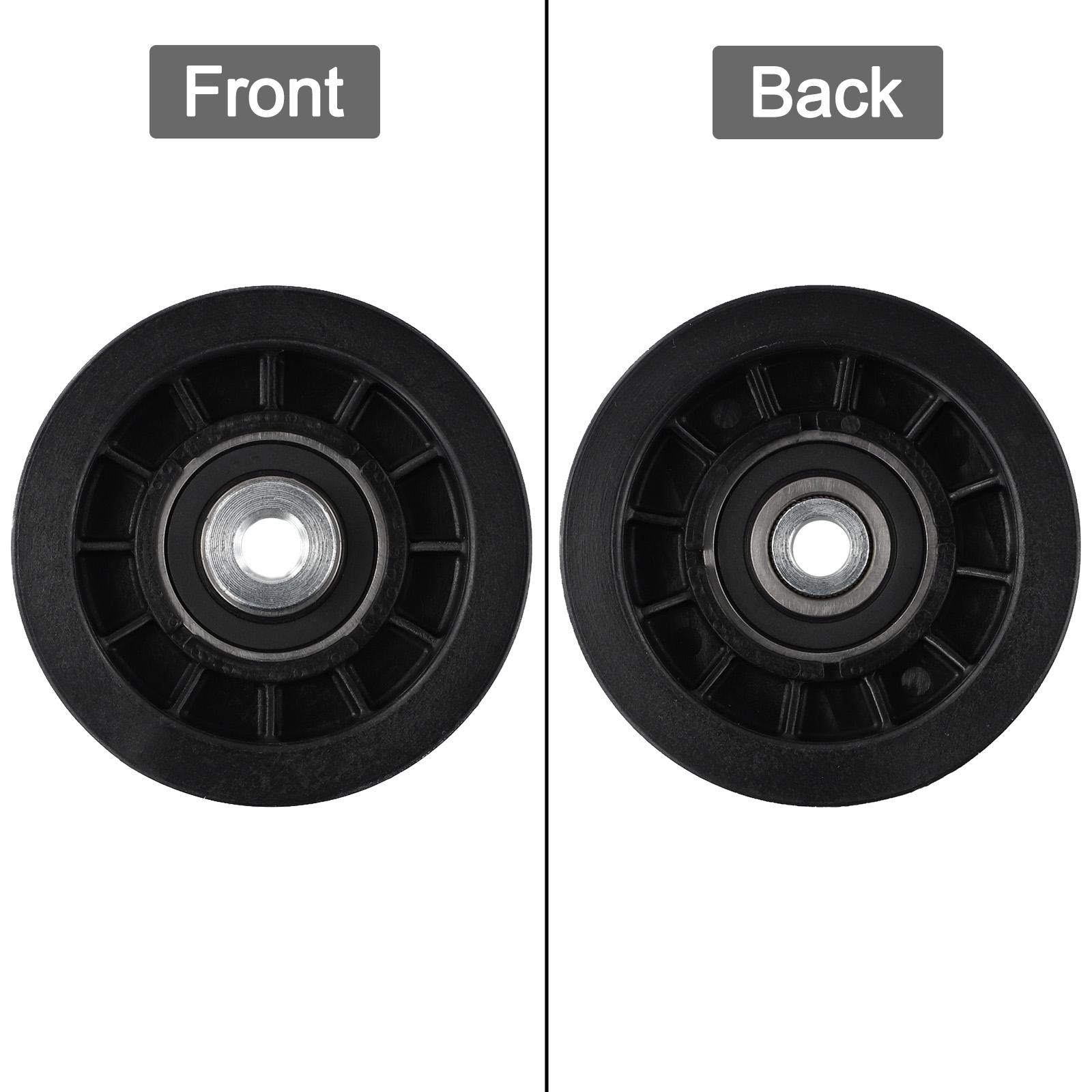 

1pc Black Rubber Flat Idler Pulley Garden Power Tools Lawn Mower Replacement Accessories For 539-110311 14259 84005748 China Mainland