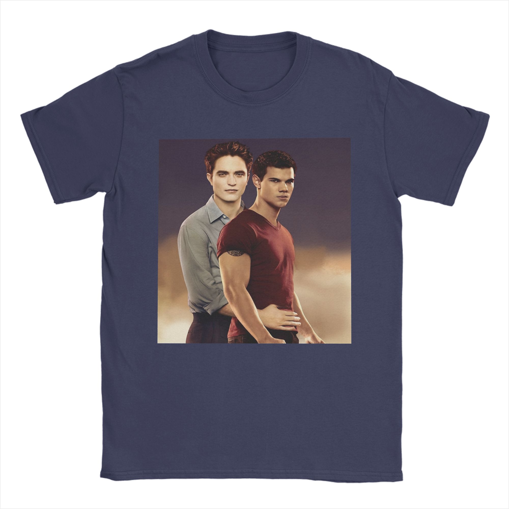 

Mens TShirts Twilight Jacob Edward Funny 100 Cotton Tee Shirt Short Sleeve T Shirts Crew Neck Clothes Gift Idea 4XL