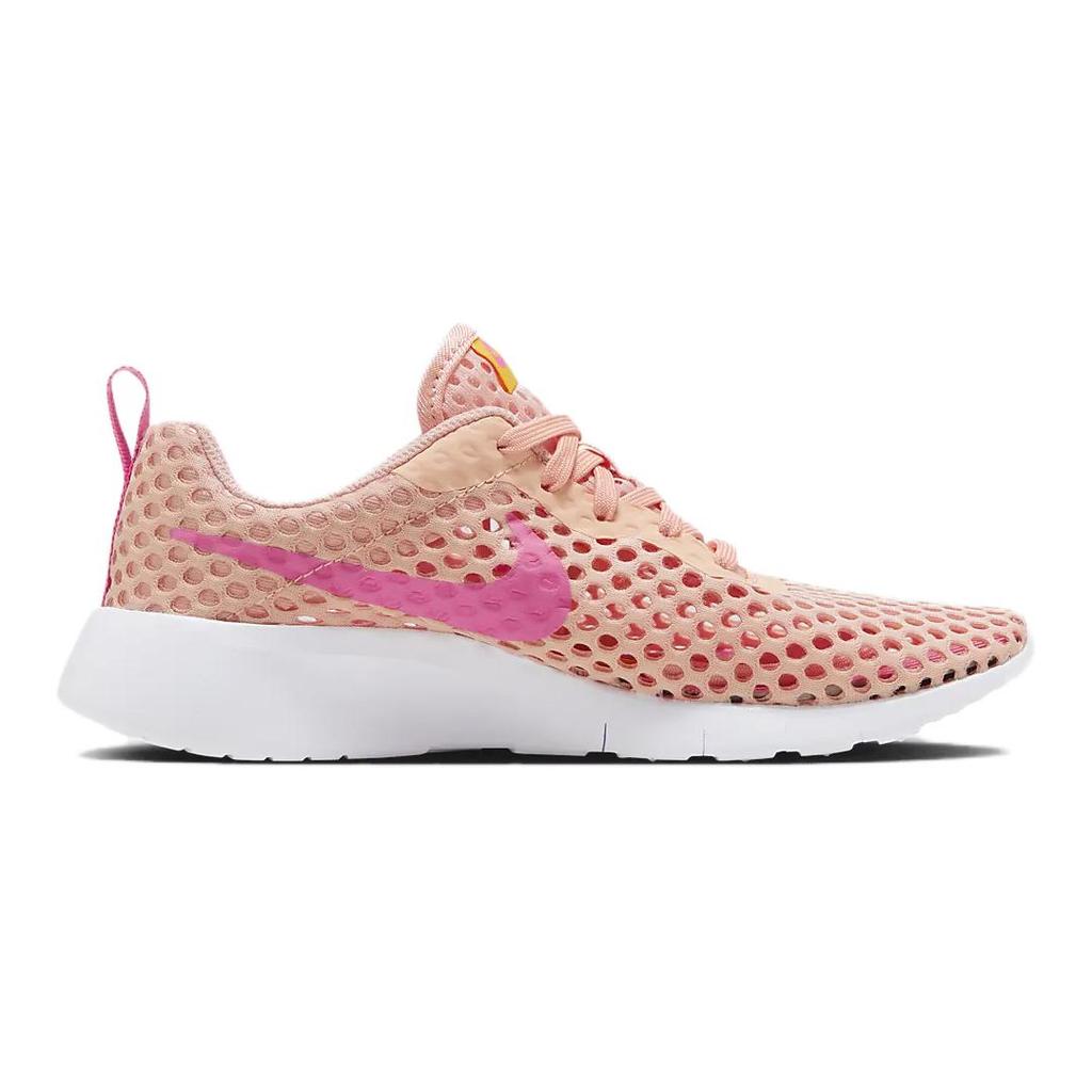 Nike Tanjun Comfortable Non-Slip Wear-Resistant Low-Top Kids Running Shoes Pink Kids Running Shoes AO9603-800