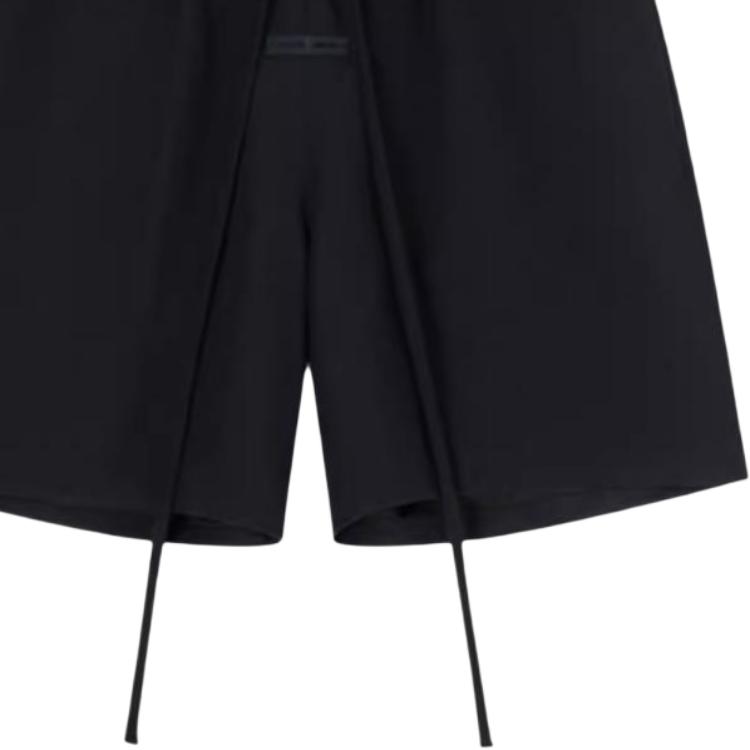 Fear of God Essentials SS25 Oxford Soccer Shorts Men Shorts Jet-Black 160SP254600F