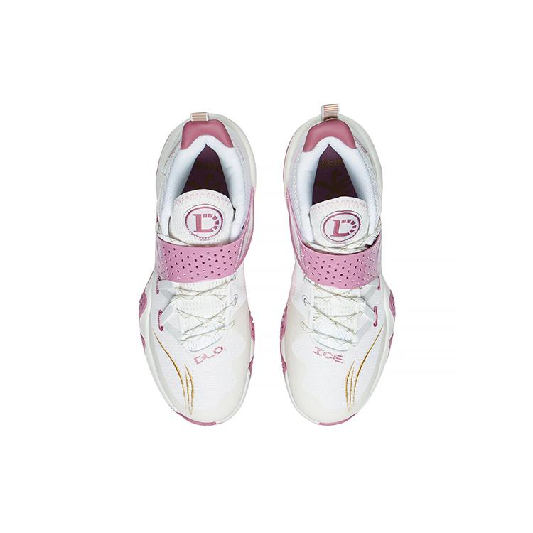 New LiNing Coldblood Cushioning Anti Slip And Wear Resistant Coverage Support Low Top Basketball Shoes Men's Dark Rosy Red ABPS021-4