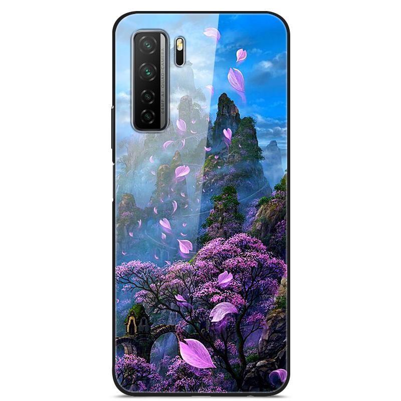 

Закаленное Стекло Чехол Для Honor 30s Чехол Стеклянная Задняя Крышка Для Honor 30s Чехол для Телефона Honor30s 30 s Funda Для Huawei Nova 7 SE Чехол Honor 30s ( Russia )
