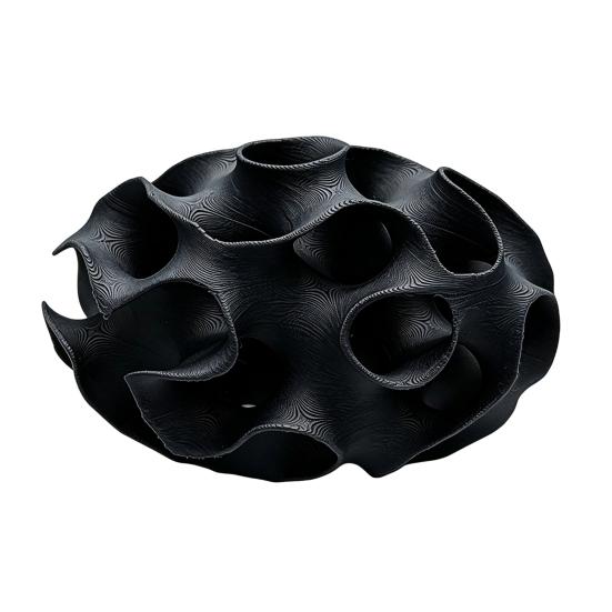 Aquarium Decoration Accessories 3D Print Shrimp Hideout, Sphere Hollow Fish Breeding Cave, Hiding Spot Tank Shelter Ornament for Shrimp, Small