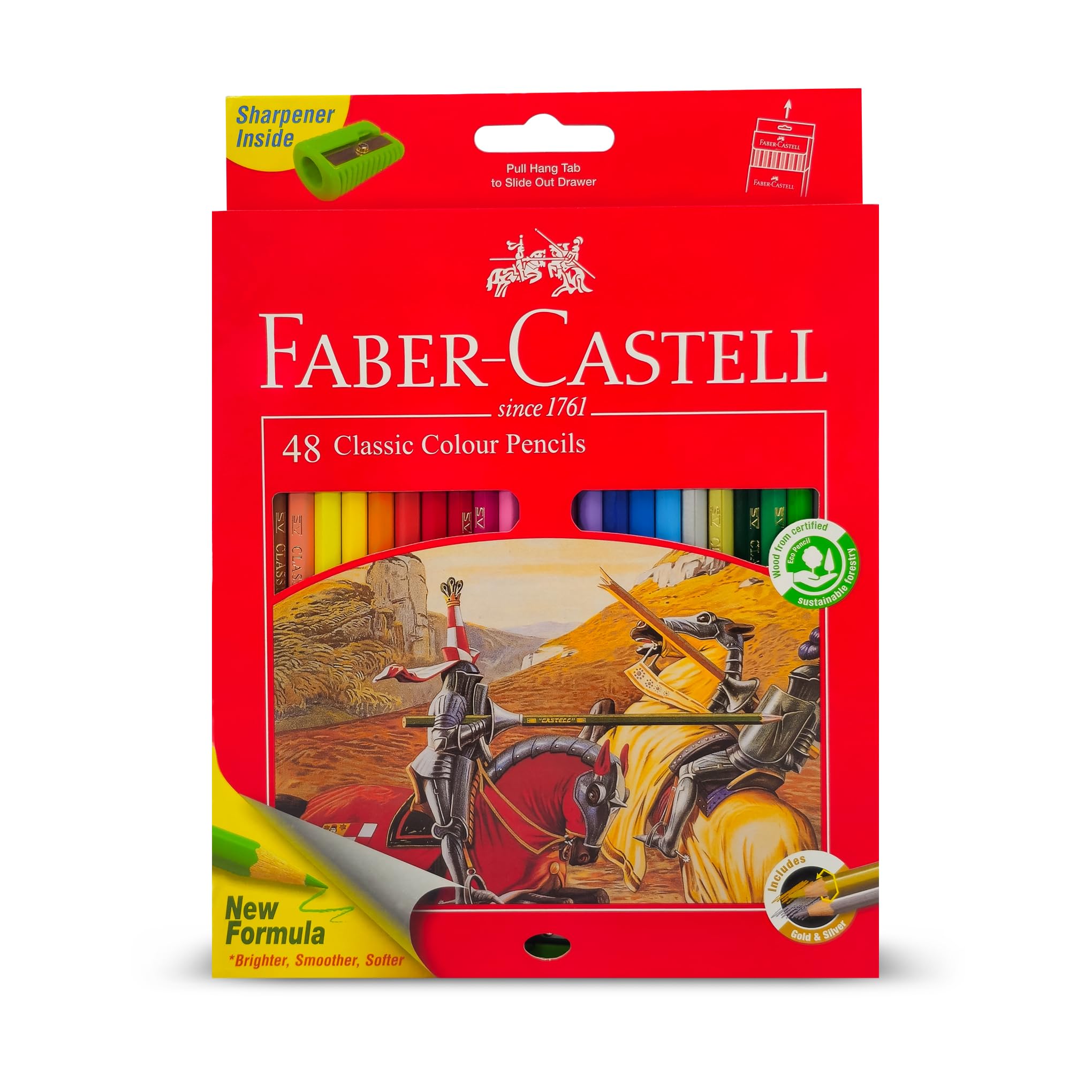 

Цветные карандаши 48 115858 Faber-Castell Набор на масляной основе, Цвета,