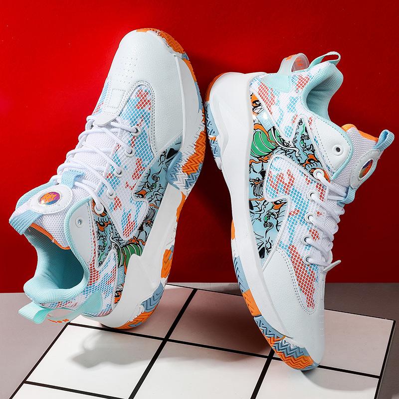 Dziecięce buty do koszykówki chłopcy lato uczniowie szkoły podstawowej gimnazjum chłopcy niebieskie sneakersy buty sportowe dla chłopców roczny