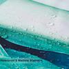 Blue Mermaid Ocean Shower Curtain - 60Wx72L Inch, Green, Wash Your Tail Funny Bathtub Bubble Waterproof Polyester Fabric, 12 Pla