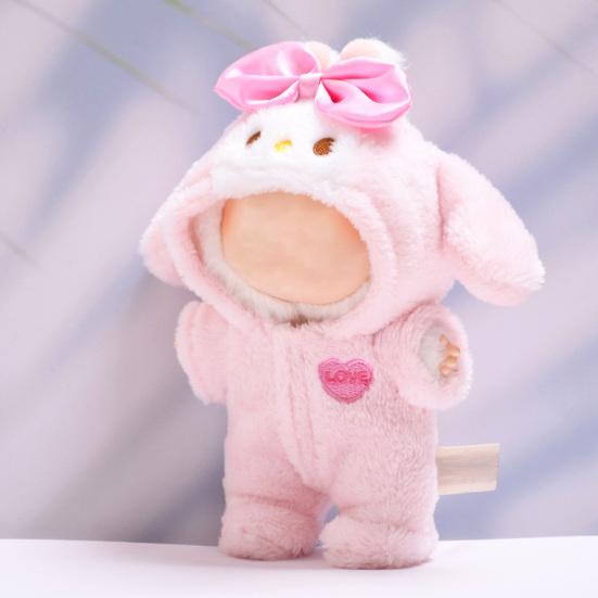 17CM Doll Clothes Set for Figures Mini Costume Easy Wear Onesie Outfit Gift for Vinyl Toy Collectors And Room Decor