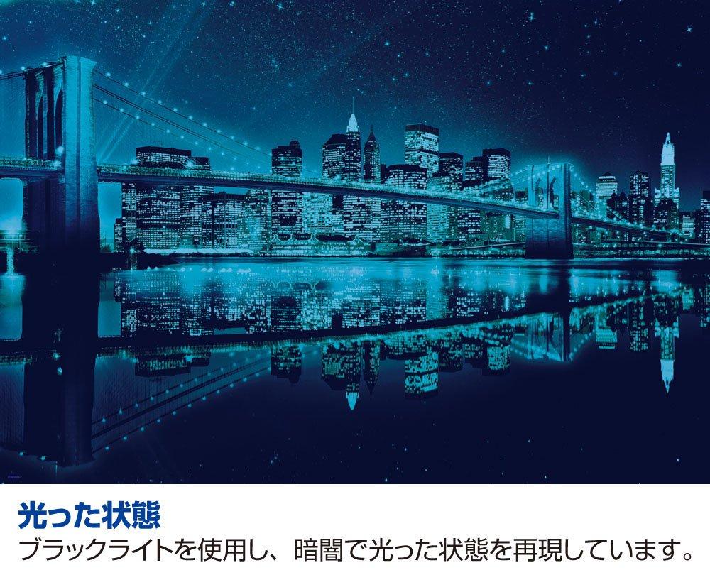1000-piece Luminous Jigsaw Puzzle New York Night View (49x72cm)
