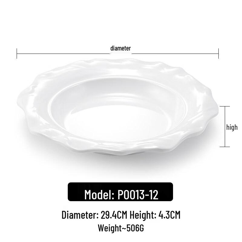 Yi Pan Cartoon Melamine Deep Serving Bowl