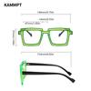 Vintage Square Eyeglasses  New Cute Cartoon Style Blue Light Blocking Spectacles Ins Trendy Optical Computer Eyewear