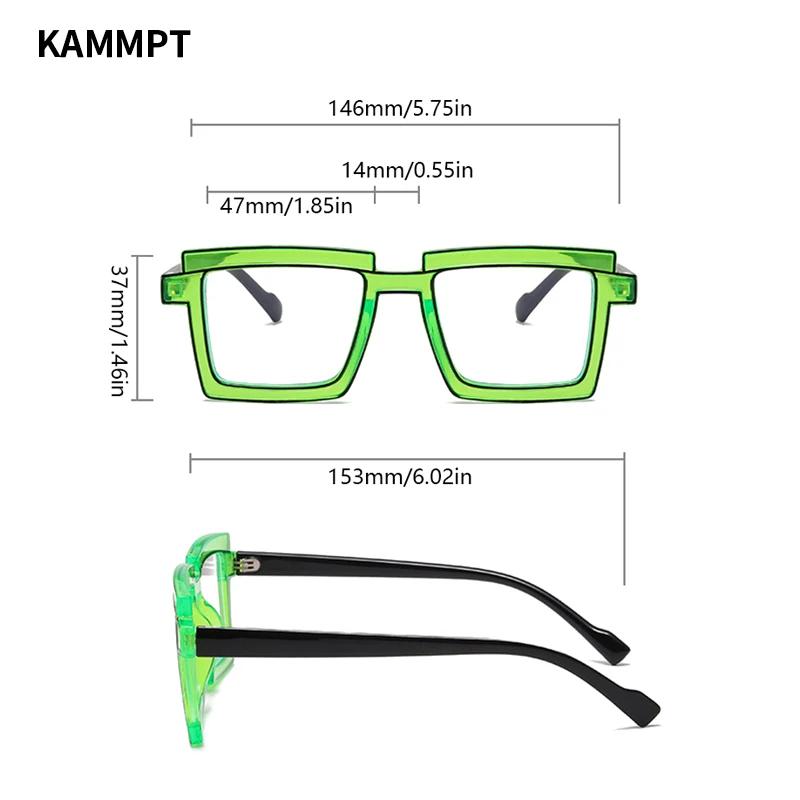 Vintage Square Eyeglasses  New Cute Cartoon Style Blue Light Blocking Spectacles Ins Trendy Optical Computer Eyewear