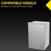 2x Frysfacksdörr Gångjärn För Electrolux Dometic Rm 6 7 8 Rge 2100 2412125011 Kylskåp För Husvagn Husbil RV 2412125110