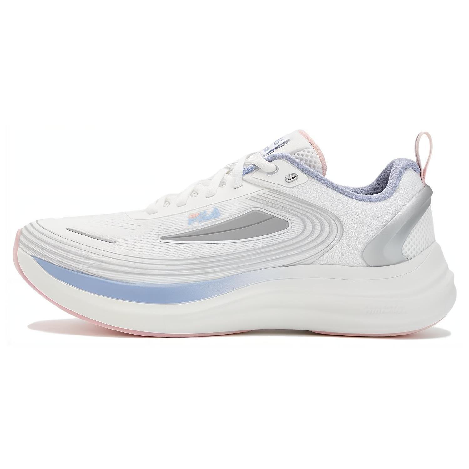FILA NUVOLE EVO Textile, TPU Low top Running Shoes Women s White Gray A12W331112FBB 36.5