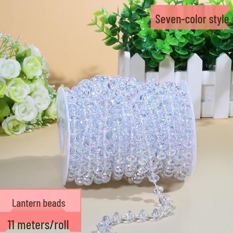 Acrylic Beaded Curtain for Weddings, Aisle Runners, Stage Decor, and Christmas Trees