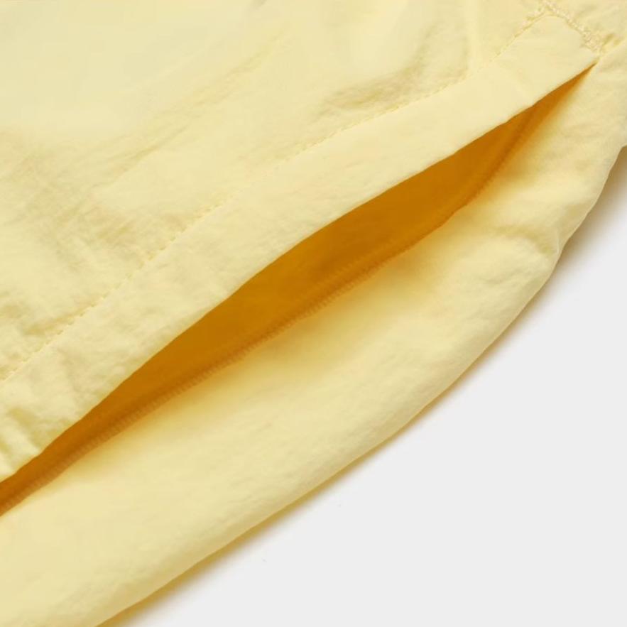 FILA X Hailey Collaboration SS25 Fashion Versatile Comfortable Lace-Up Casual Pants Unisex pants Yellow A71W523802F-YE