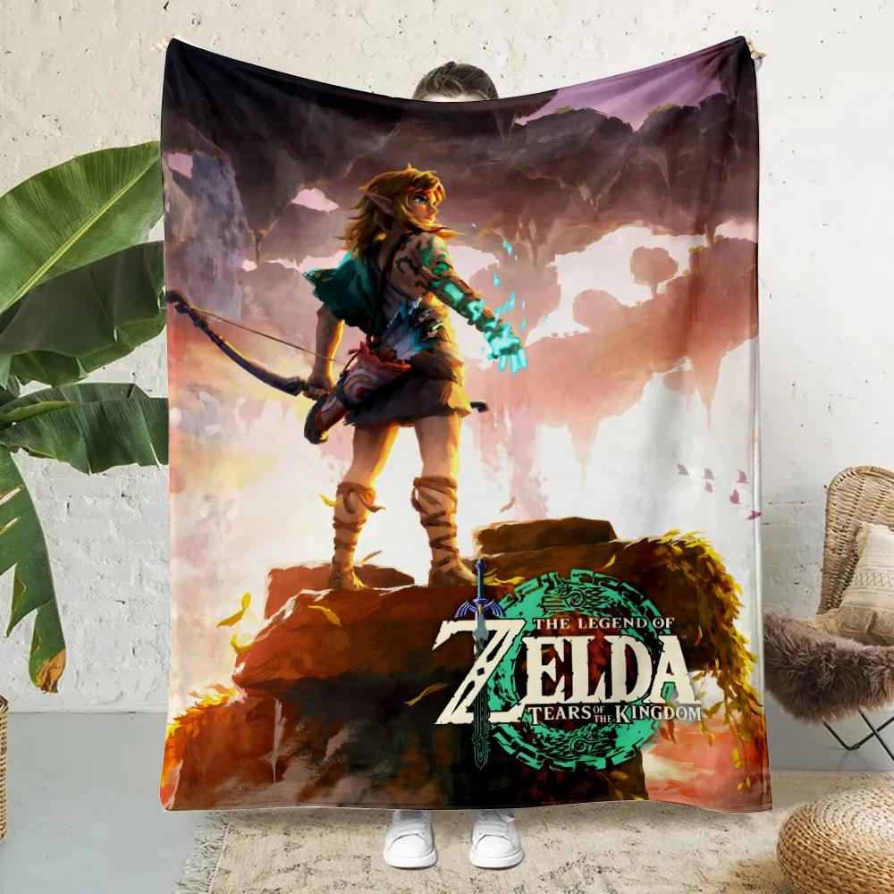 Hot Game Z-ZeldaPrinted Blanket Picnic Blankets Warm Blanket Soft and Comfortable Blanket Home Travel Birthday Gift