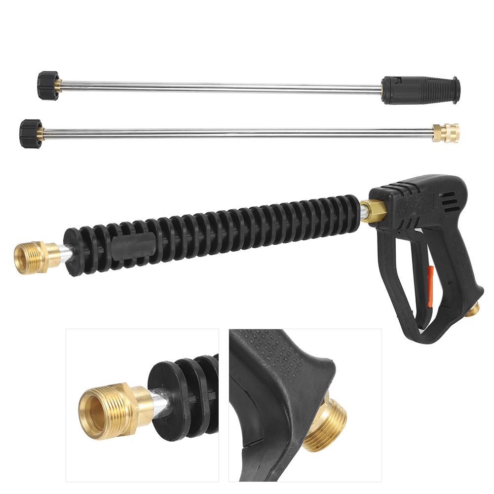 High Pressure Car Washer Water Spray Gun 3000psi Washing Machine W 2 Extension Rod