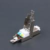 1Pc Cat7 Cat6A Cat8 Rj45 Connector Tool-Free Zinc Alloy Shielded Ethernet Termination Plugs