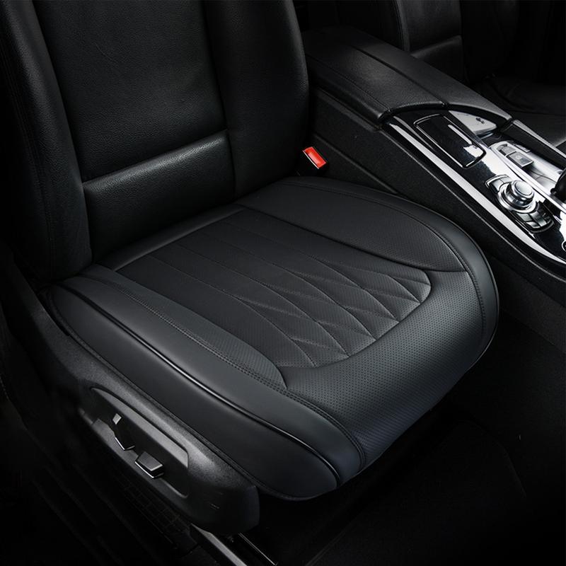 PU Leather Car Seat Cover Protector Auto Front Seat Protector Waterproof Anti Slip Driver Seat Cover For Cars Trucks SUVs RVs
