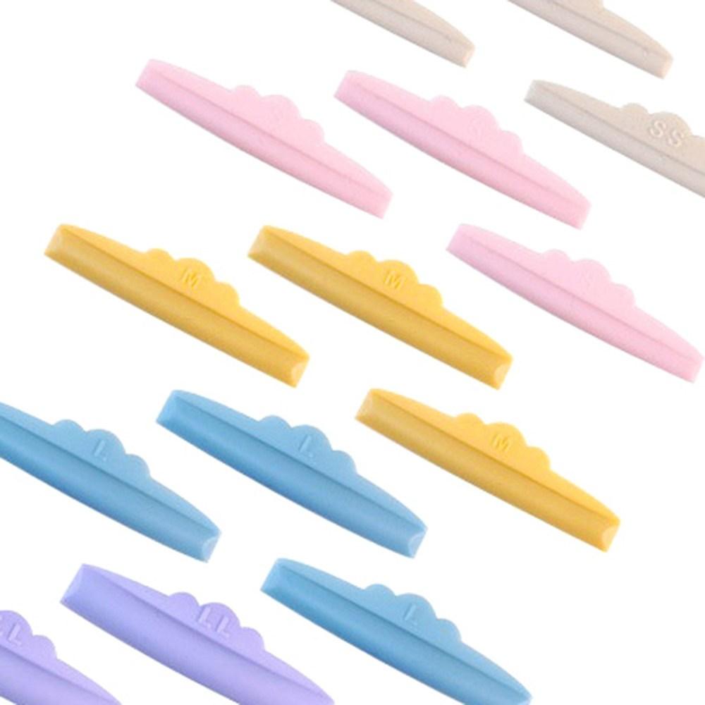 Pad Curl Silicone Eyelash Comb Curler Lifting Pair Perm Extension Eye Kit 3/5/10 Accessories Clean Brush, 3pairs