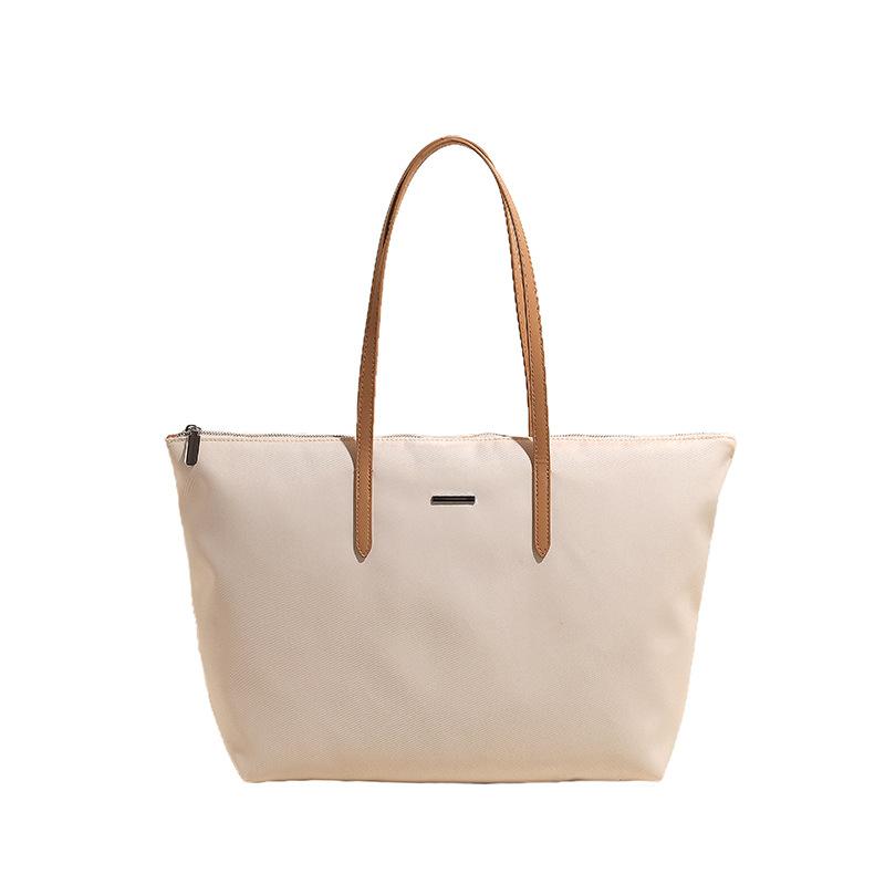 

Spring and summer bags, women s large-capacity new trendy nylon canvas bags, students class commuting bags