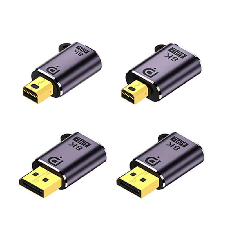 Mini DP to Big DP Converter 8K60HZ DP Male to Female Bidirectional Conversion Adapter Display Port Video Audio Extend Cable Plug