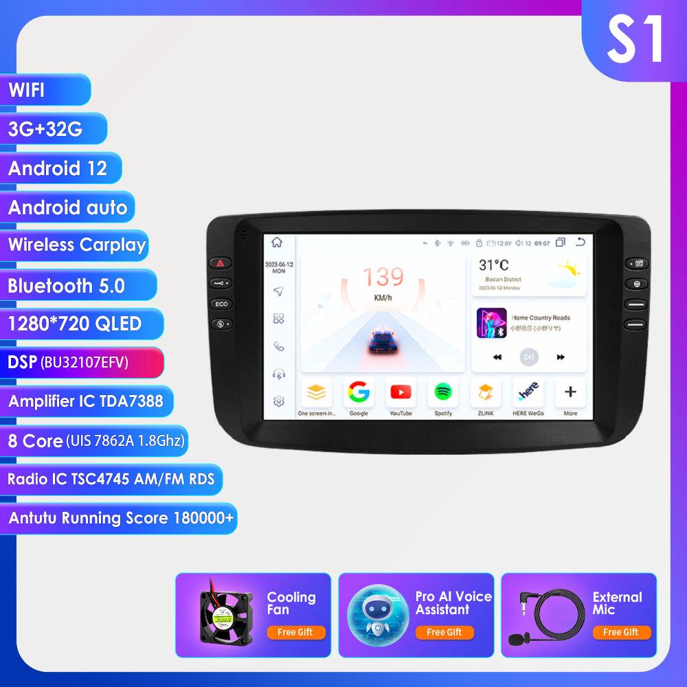 9 Inch Carplay 4G 2 Din Android 13 Car Radio for Fiat Linea 2012 - 2015 Fiat Punto EVO Multimedia Video Player Navi GPS DSP WIFI Intelligent Screen