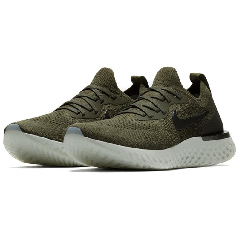 Nike Epic React Flyknit Olive Women's Sneakers AQ0070-300