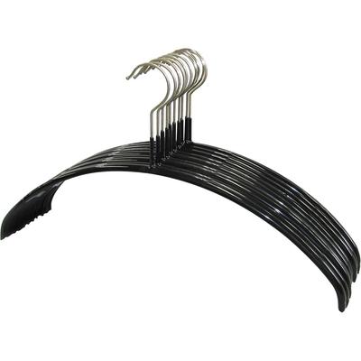 Non-Slip Hangers 40cm Black Set of 10 German Made Eco-Friendly 10-Year Warranty
