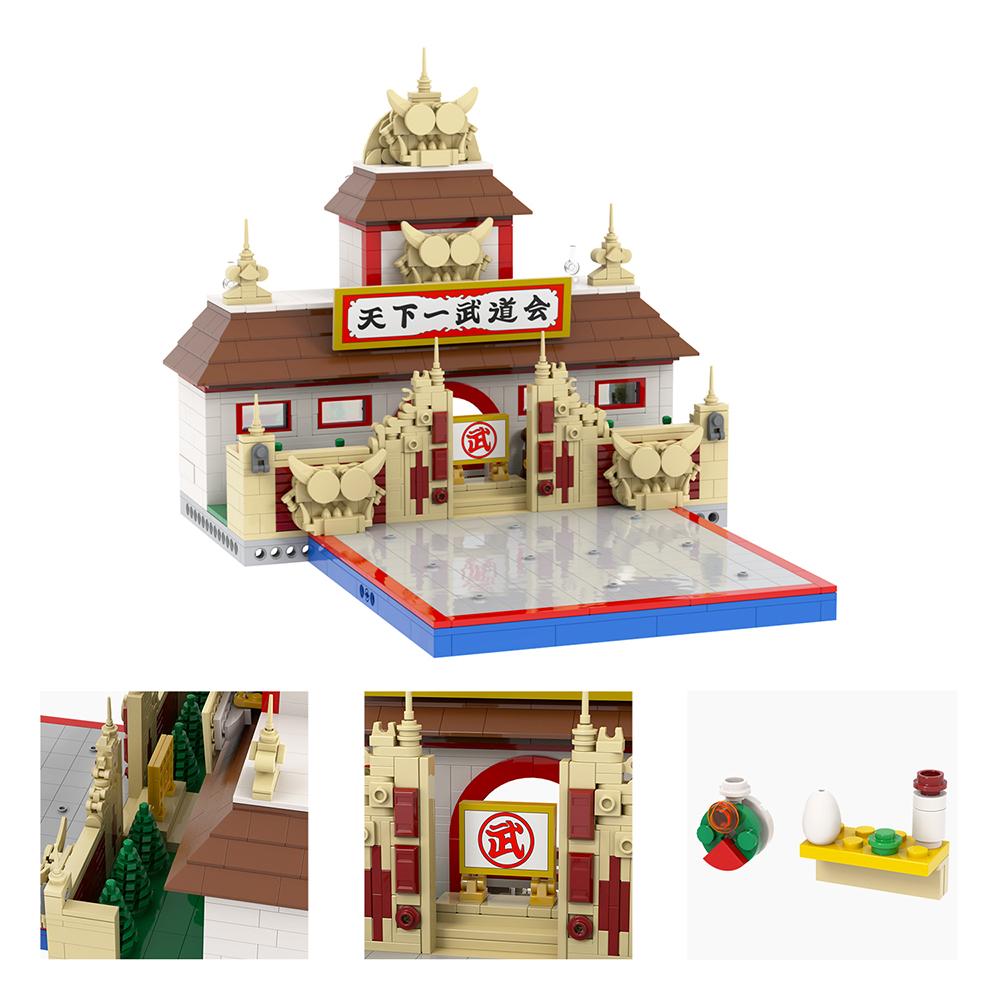 MOOXI Anime Series MOC Bricks BrickHeaded Figure Loong DIY Adult Building Blocks Set Model Kids Education Toys For Children Gift