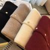 Women's 100% Pure Wool Red Cardigan, Round Neck, Loose Fit, Thickened Sweater for Autumn and Winter.