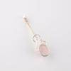 Rare Rose Quartz Gemstone 925 Sterling Silver Jewelry Handcrafted Pendant 1.79" PP-60-25
