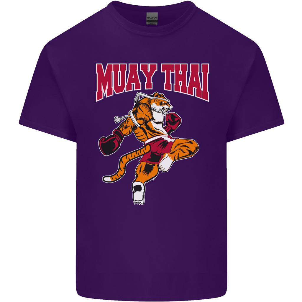 Muay Thai Tiger MMA Mixed Martial Arts Unisexs Light Cotton TShirt