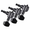 6 Pieces Black Machine Heads 3L3R Configuration String Tuning Pegs Guitar Tuning Pegs  For  Guitar
