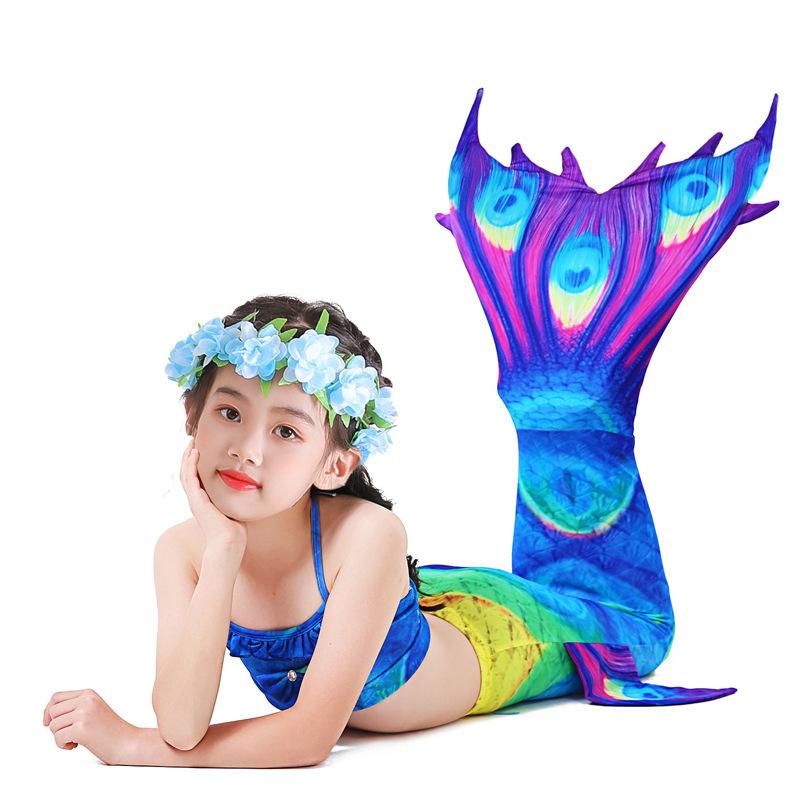 Ghnatygren summer new girls mermaid swimsuit bikini for outdoor beach