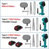 88VF 6 Inch Mini Electric Saw Chainsaw Garden Tree Logging Saw Woodworking Tools Wood Cutters for Makiita 18V Battery